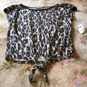 NWT Leopard Print Top